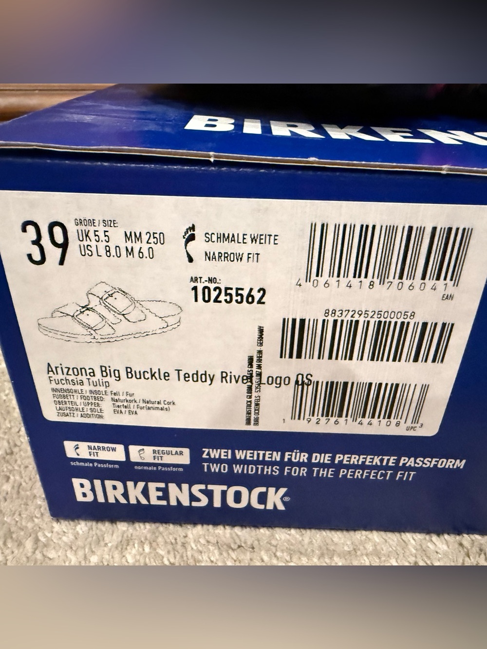 Birkenstock Arizona Big Buckle Teddy - Picture 2 of 5